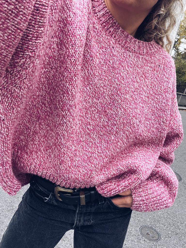 Sweter Cloud Pink Melange