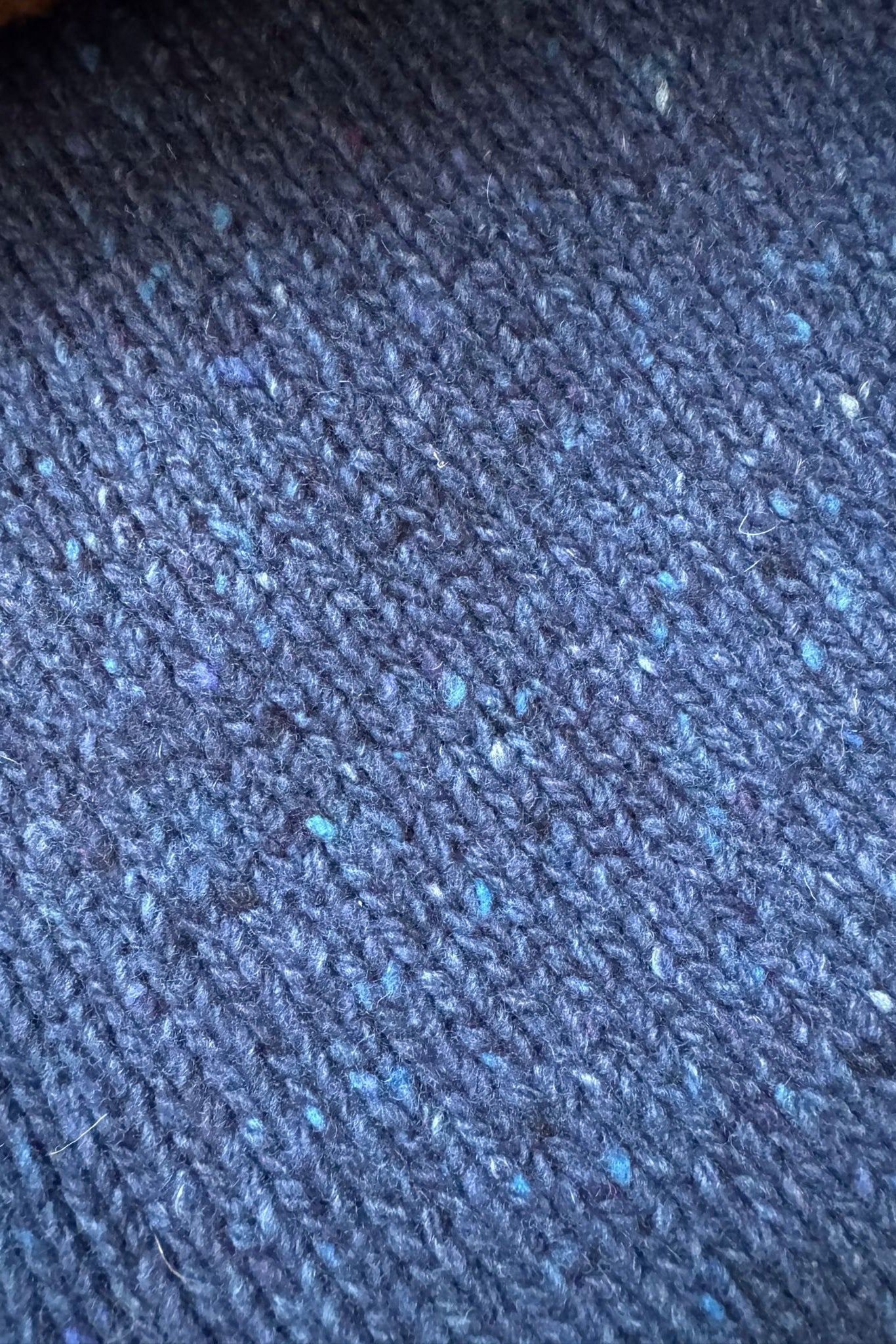 Cloud Long Deep Blue Sweater - 4