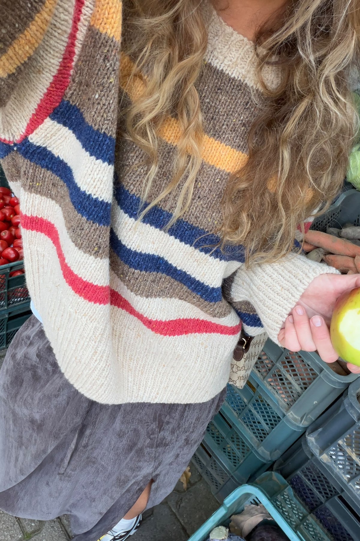 Cloud Pillow Stripes Sweater - 8