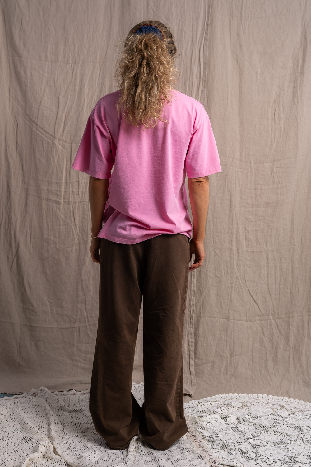 T-shirt Tan Candy Pink