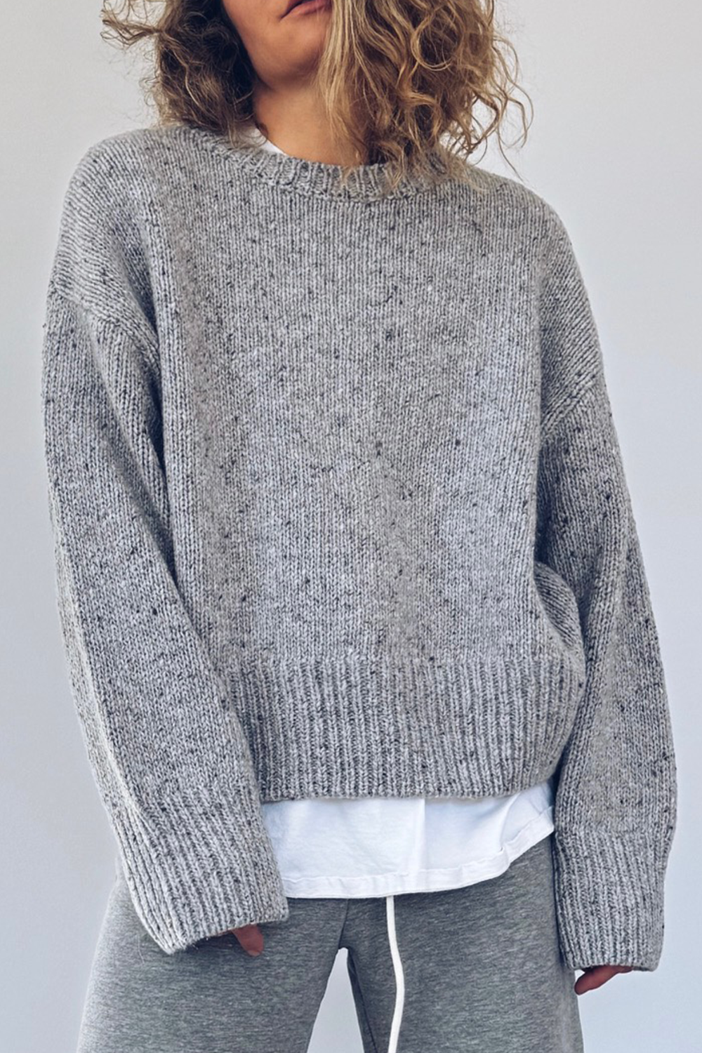 Sweter Cloud Light Gray - 12