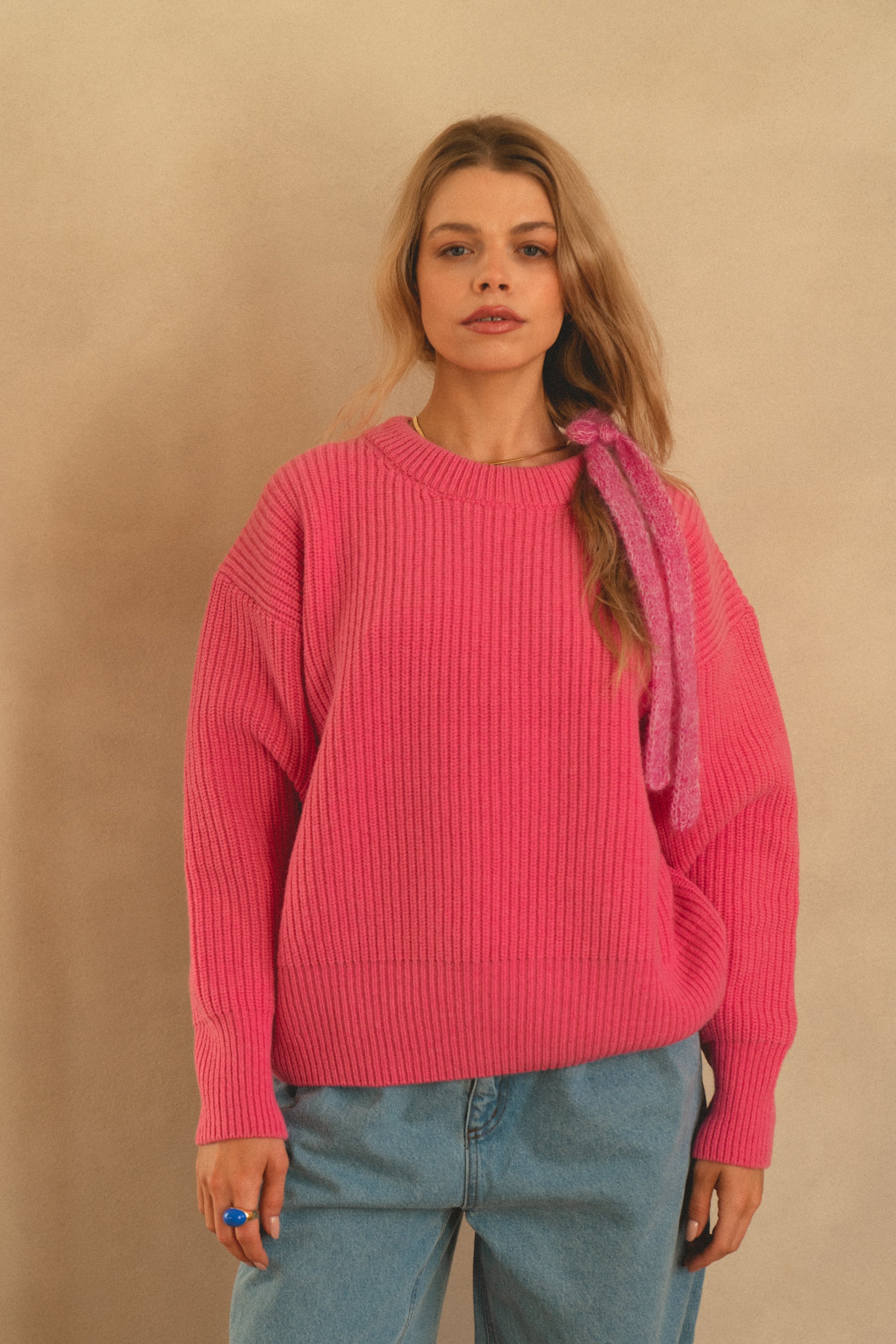 Sweter Moon Pink