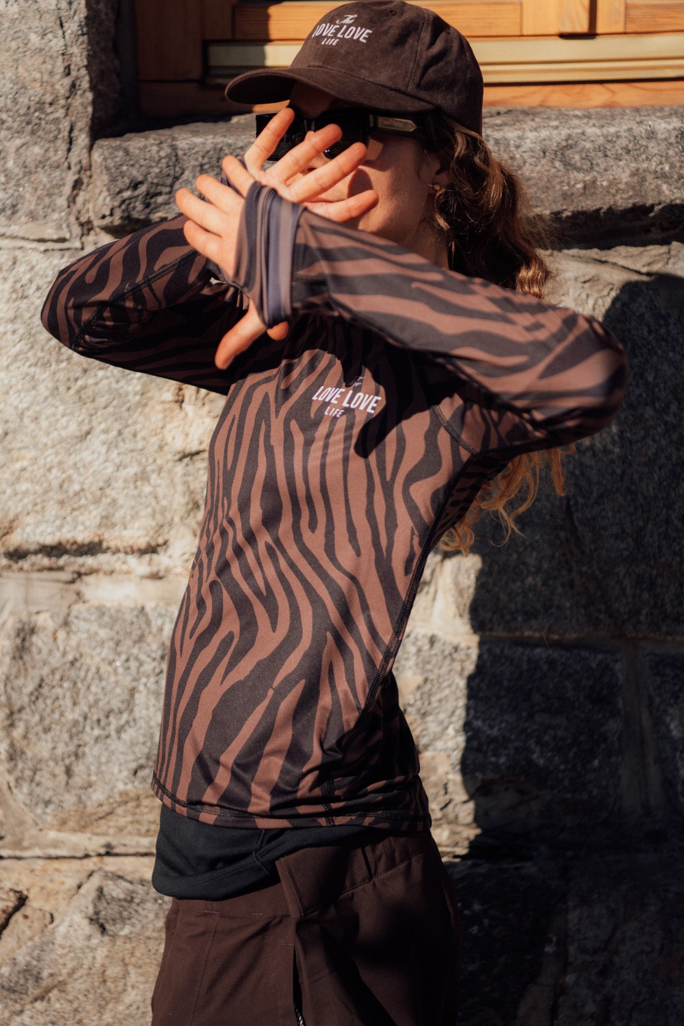 Longsleeve Sporty Brown Zebra - 6