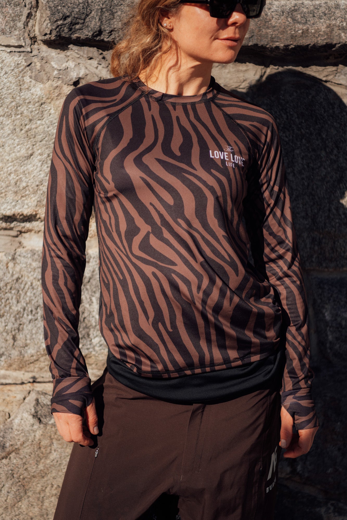 Longsleeve Sporty Brown Zebra - 9