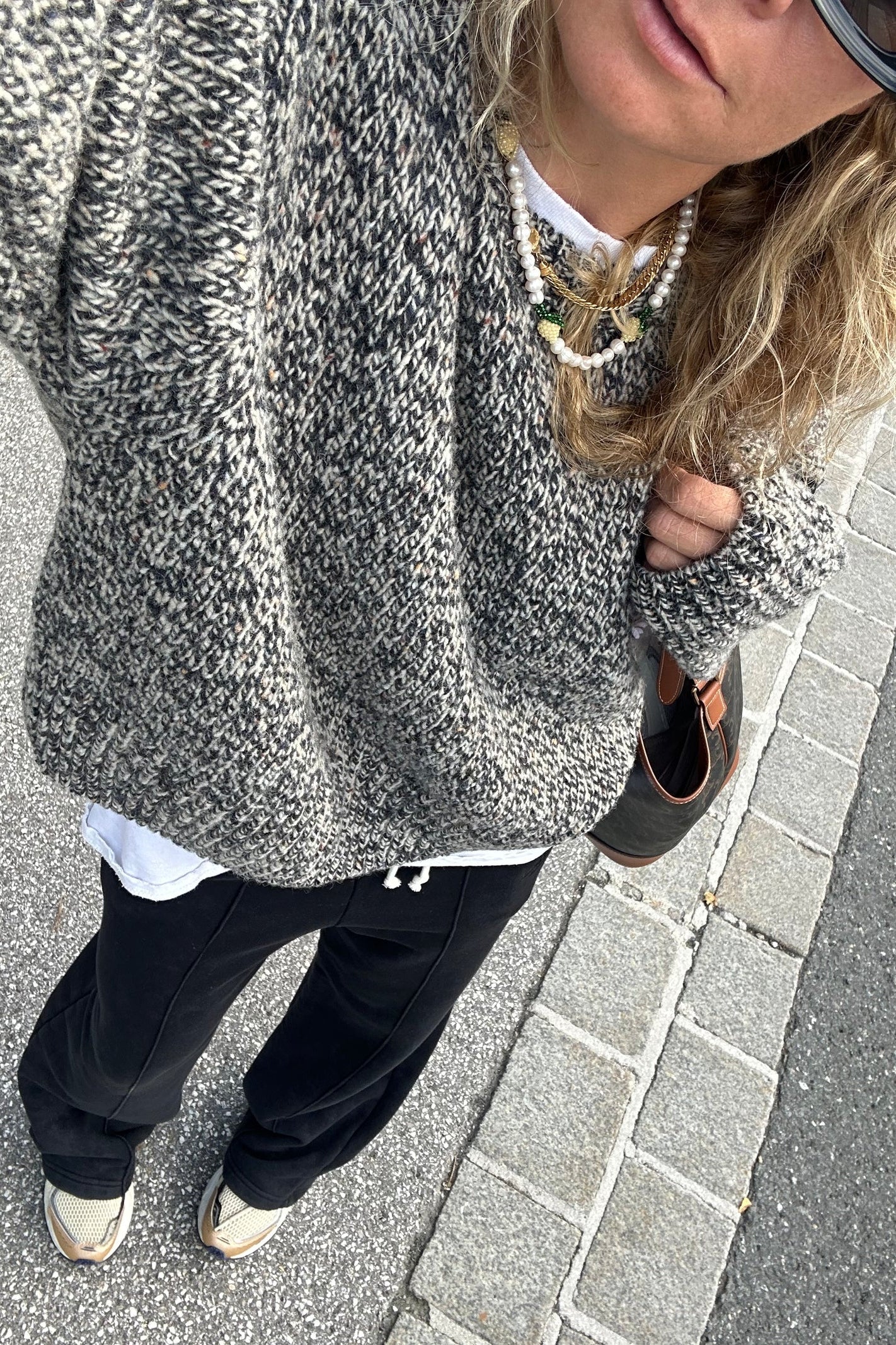 Sweter Cloud Black/Ecru - 3