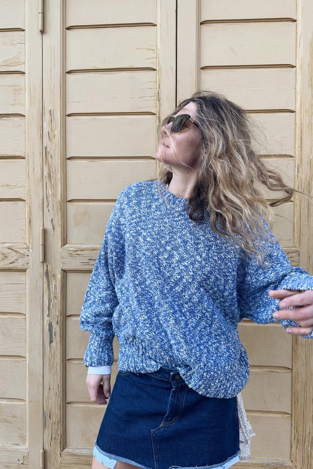 Sweter Day Blue/White - 3