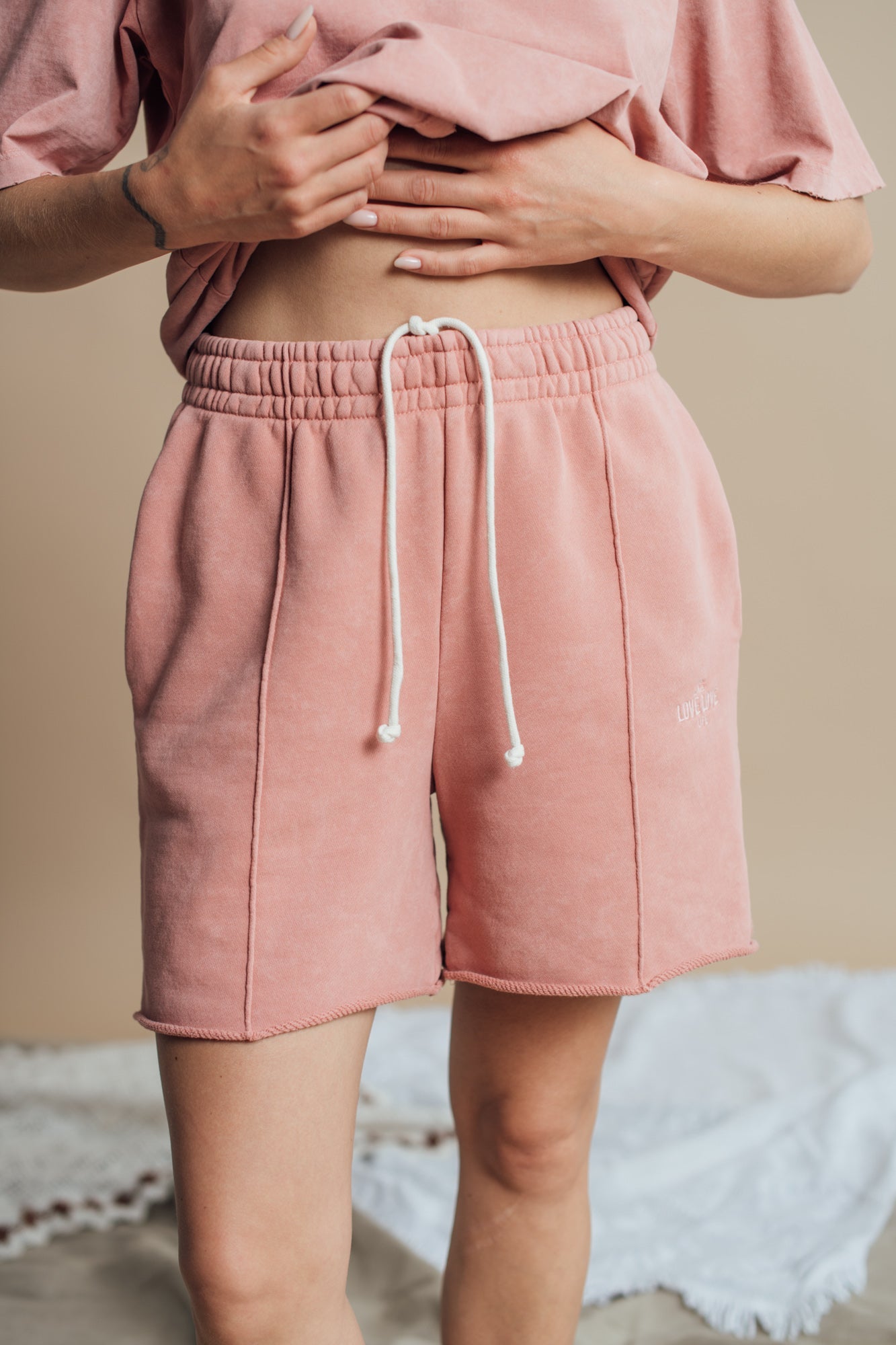 Arizona Light Pink Shorts - 8