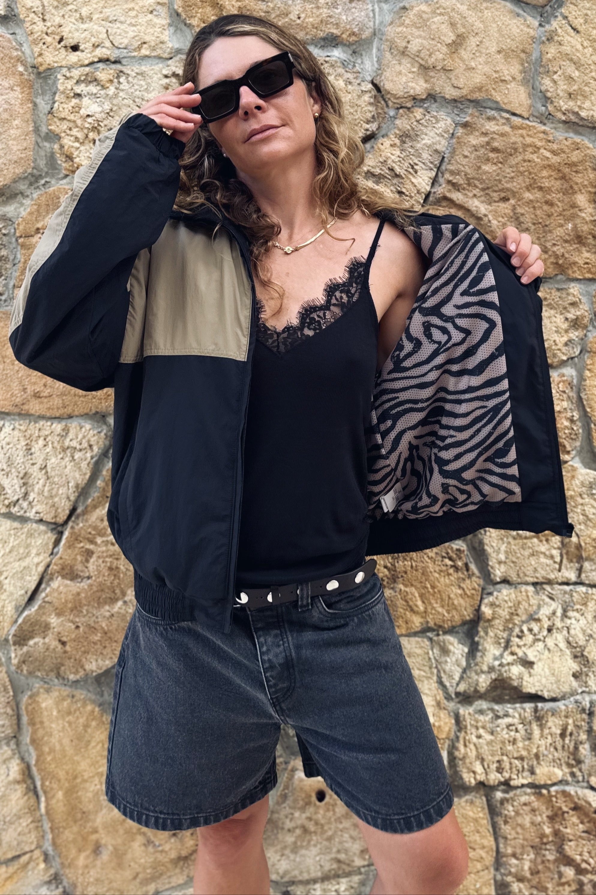 Kurtka Apollo Black & Beige - 13