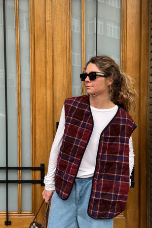Kamizelka Tahoe Red Plaid