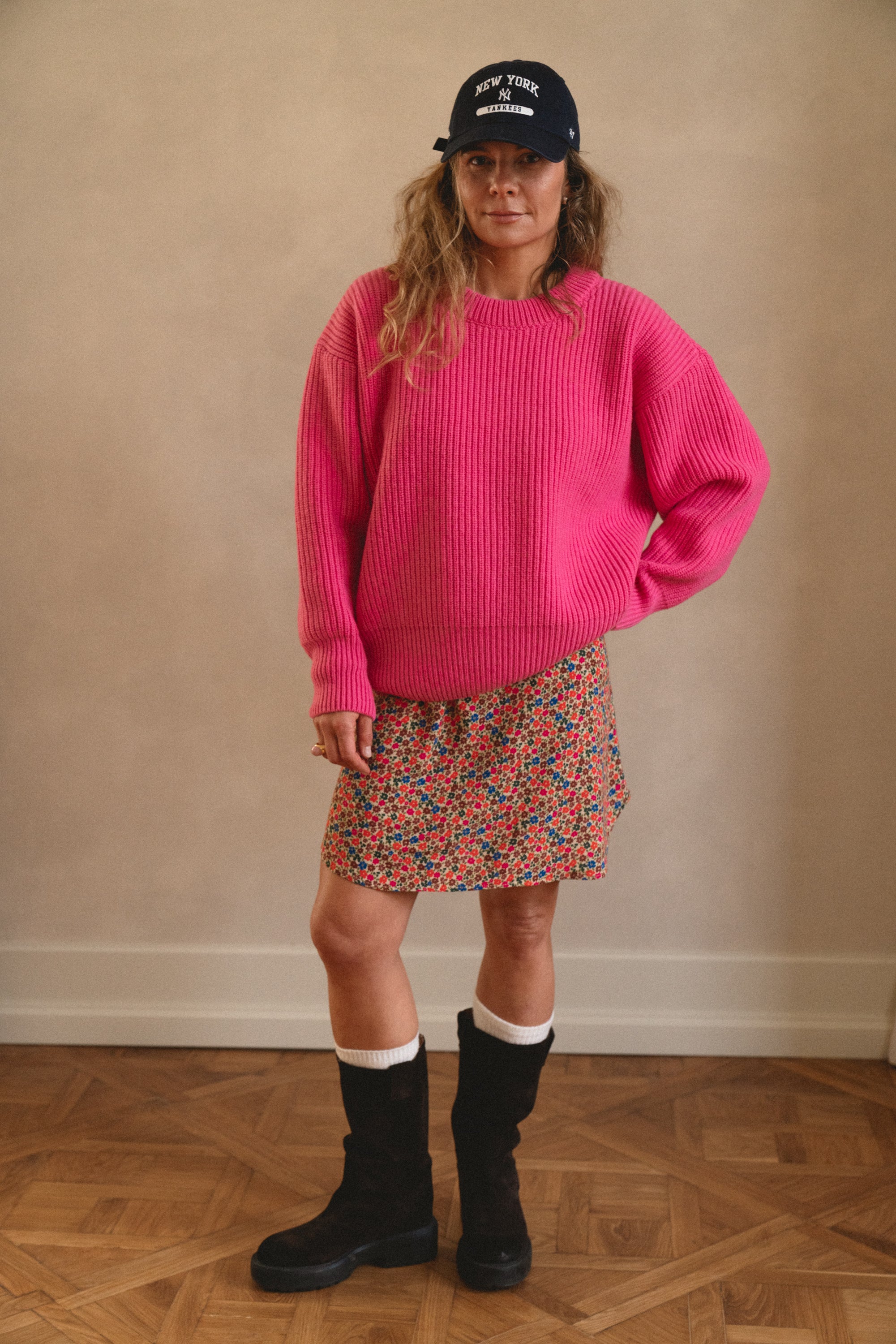 Sweter Moon Pink