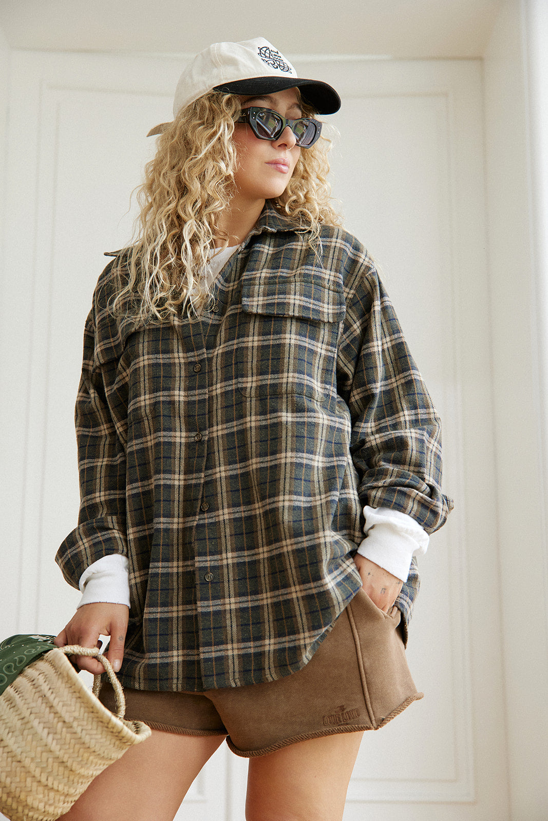 Koszula Misha Khaki Plaid - 24