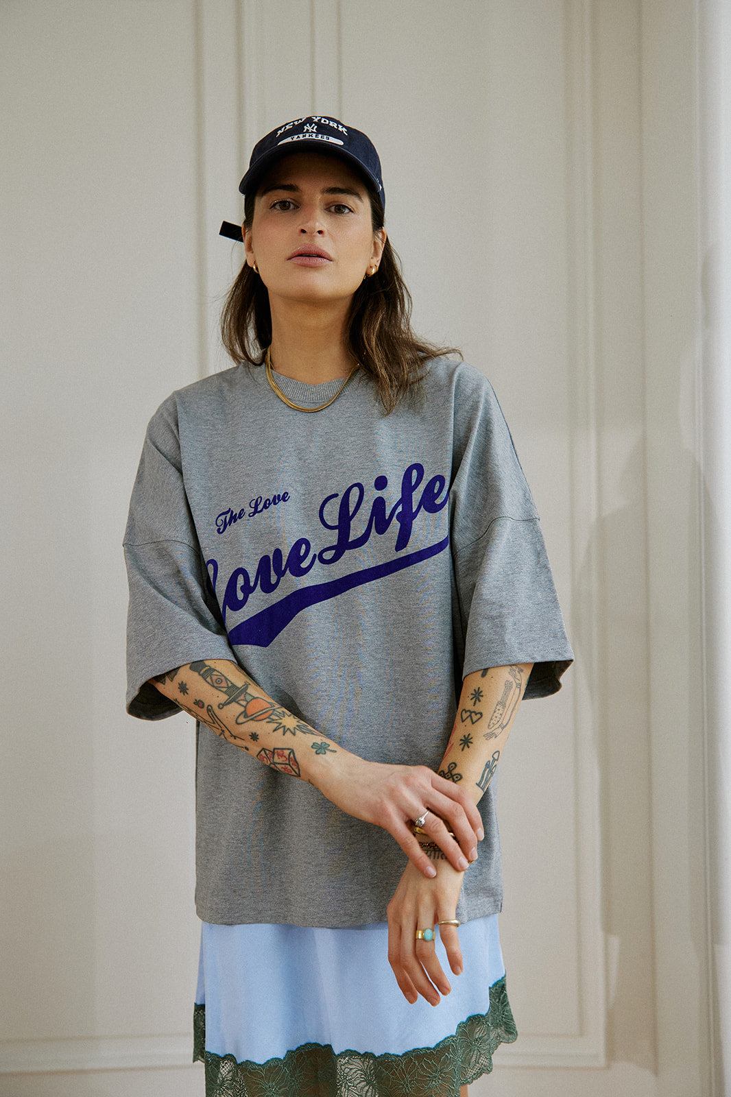 T-shirt West Gray Melange Baseball - 9