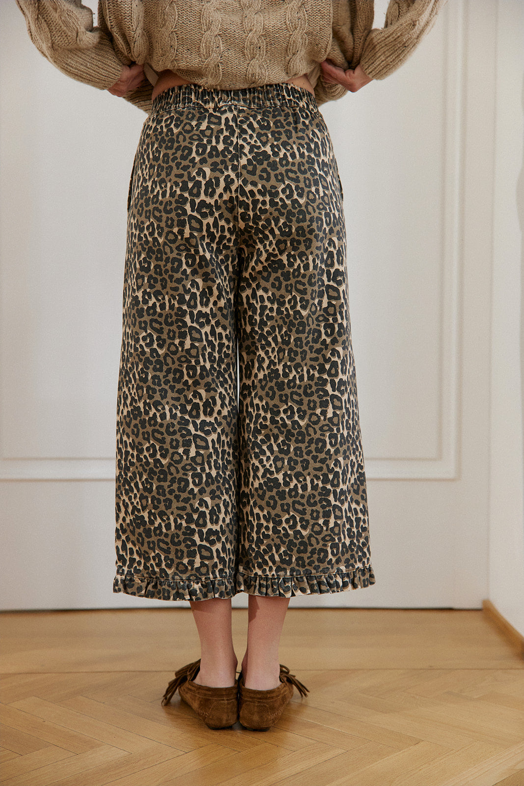 Spodnie Capri Street Leopard - 13
