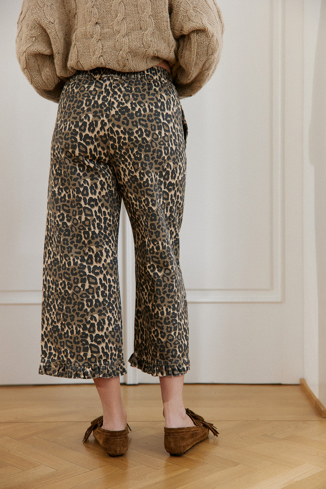 Spodnie Capri Street Leopard - 14