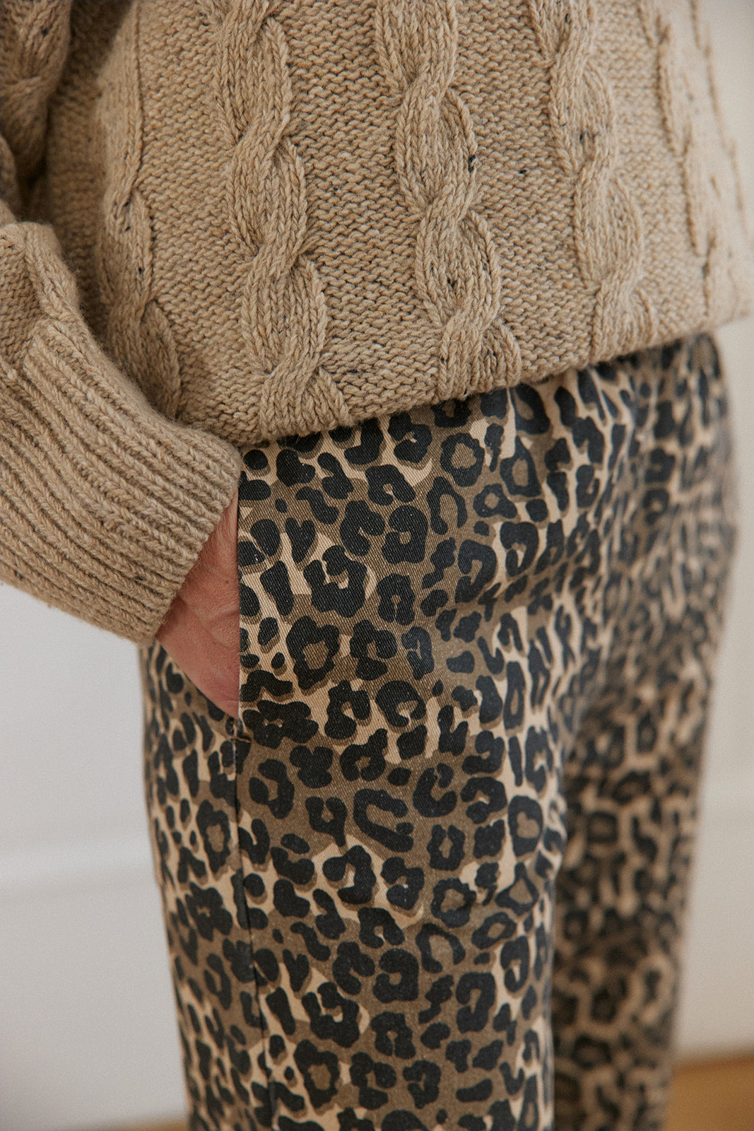 Spodnie Capri Street Leopard - 15