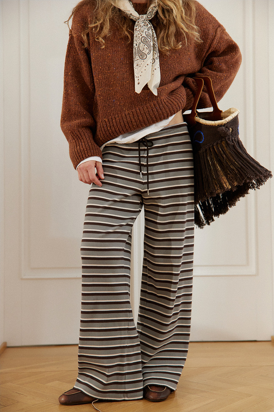 Spodnie Calm Gray Stripes