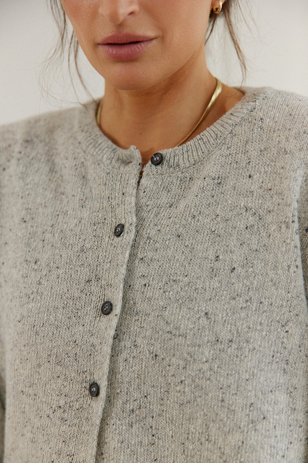 Cardigan Queens Light Gray - 20