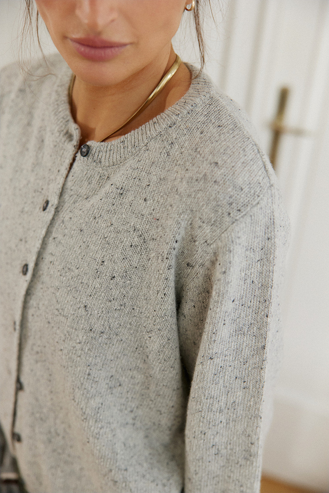 Cardigan Queens Light Gray - 21