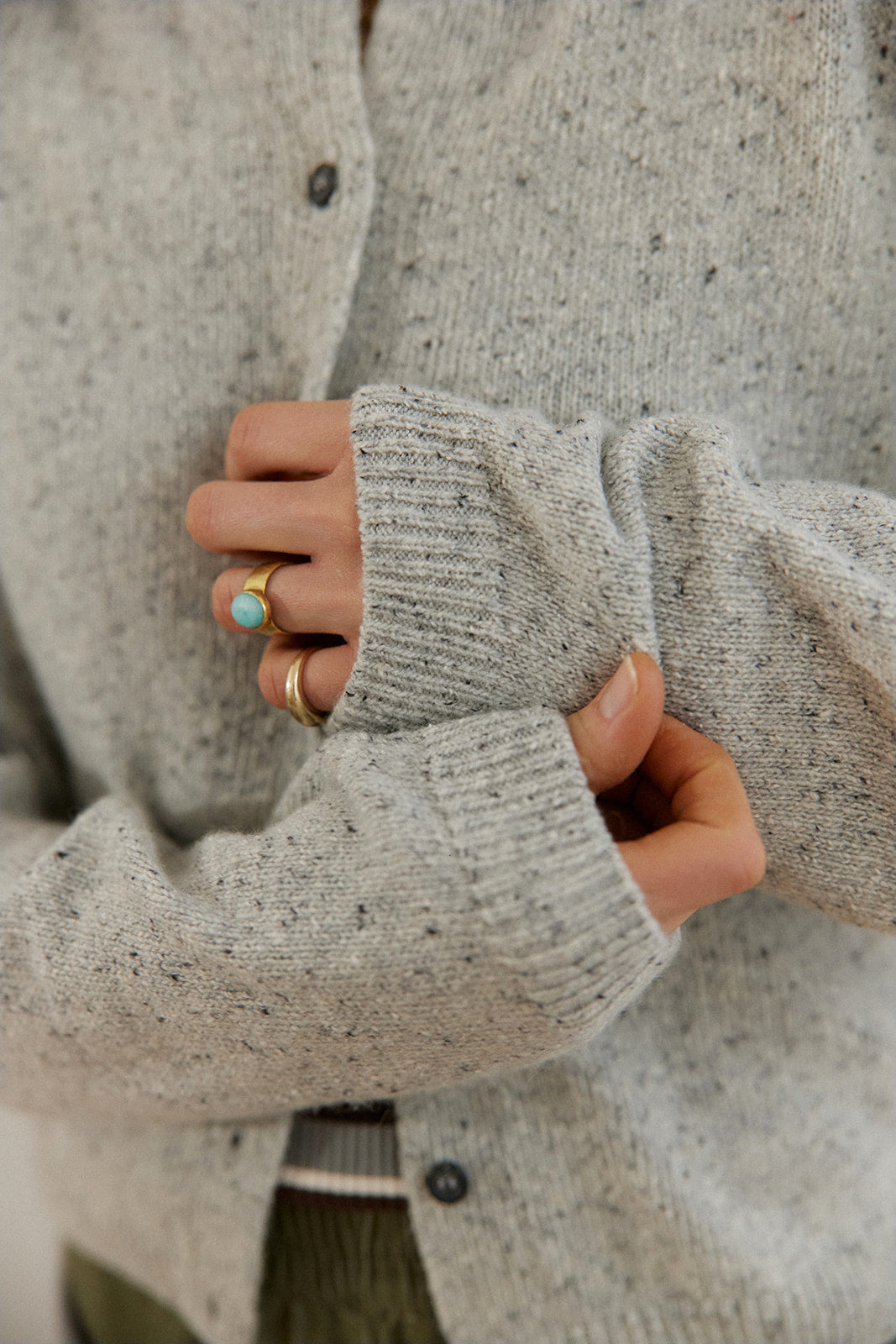 Cardigan Queens Light Gray - 22
