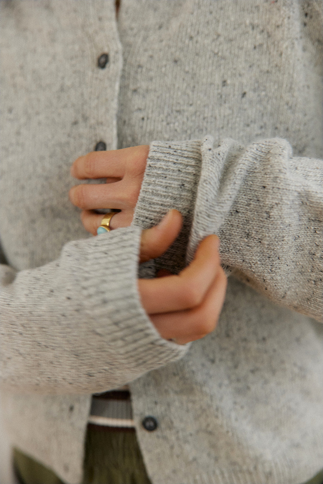 Cardigan Queens Light Gray - 23