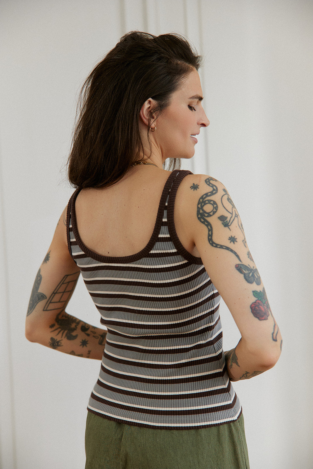 Top Apulia Gray Stripes - 3