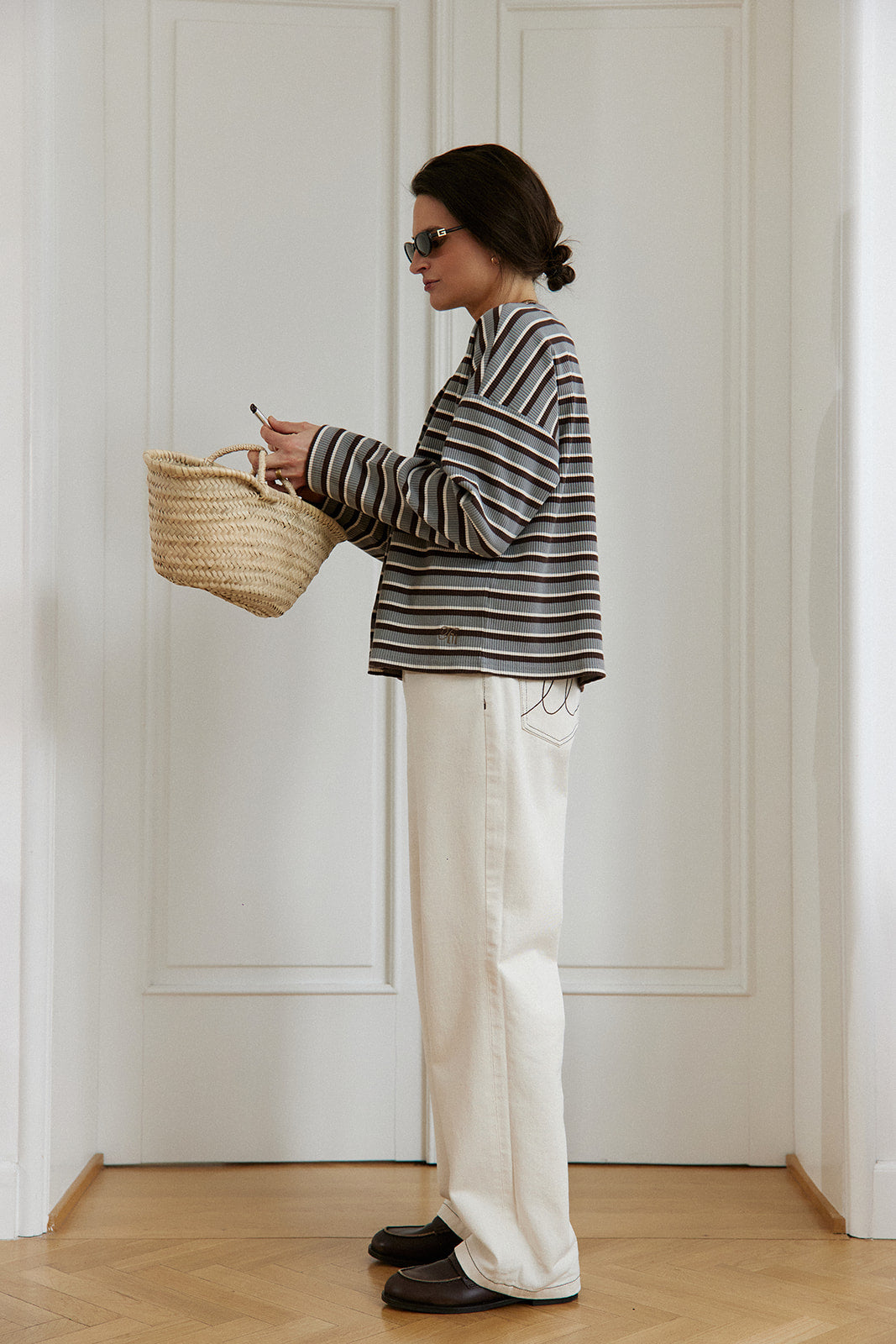Cardigan Terro Grey Stripes - 23