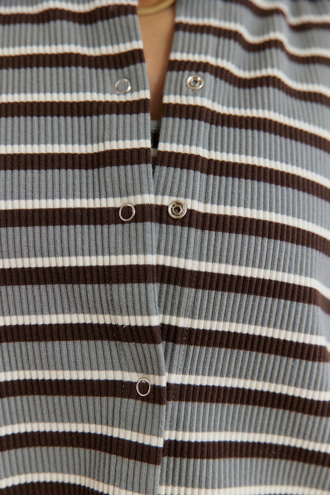 Cardigan Terro Grey Stripes - 13
