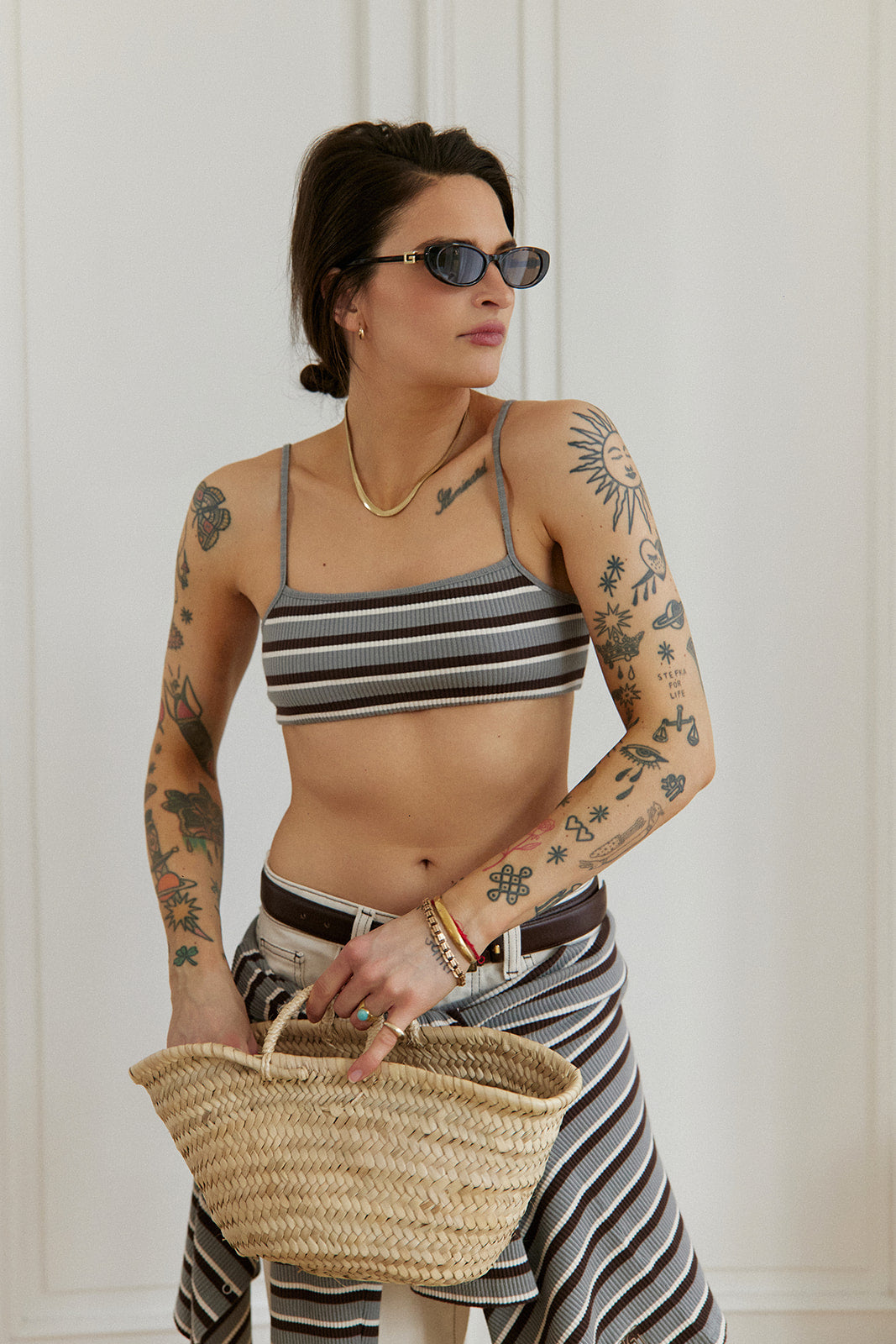 Stanik Tuluza Gray Stripes - 4