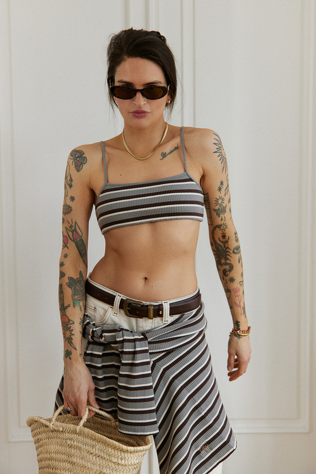 Stanik Tuluza Gray Stripes - 5