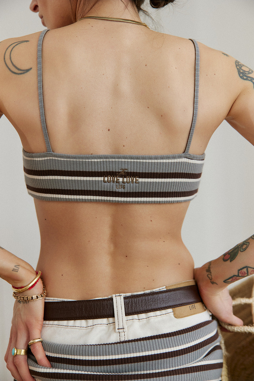 Stanik Tuluza Gray Stripes - 9