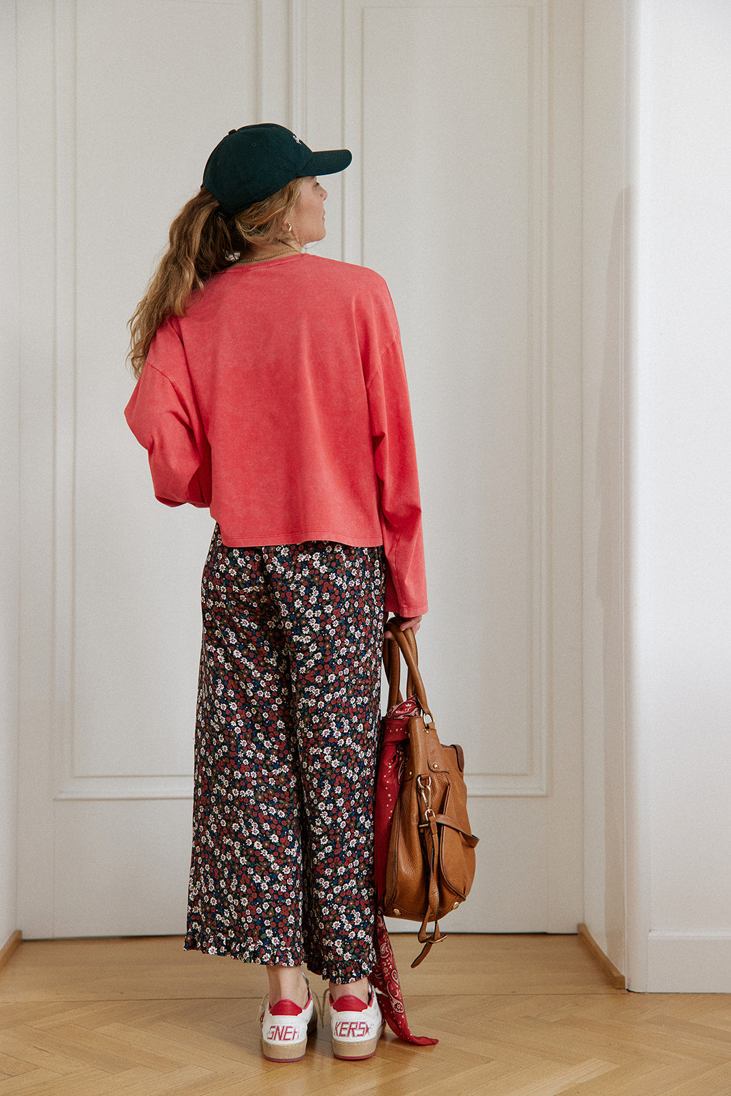 Spodnie Capri Wildflower Black - 16