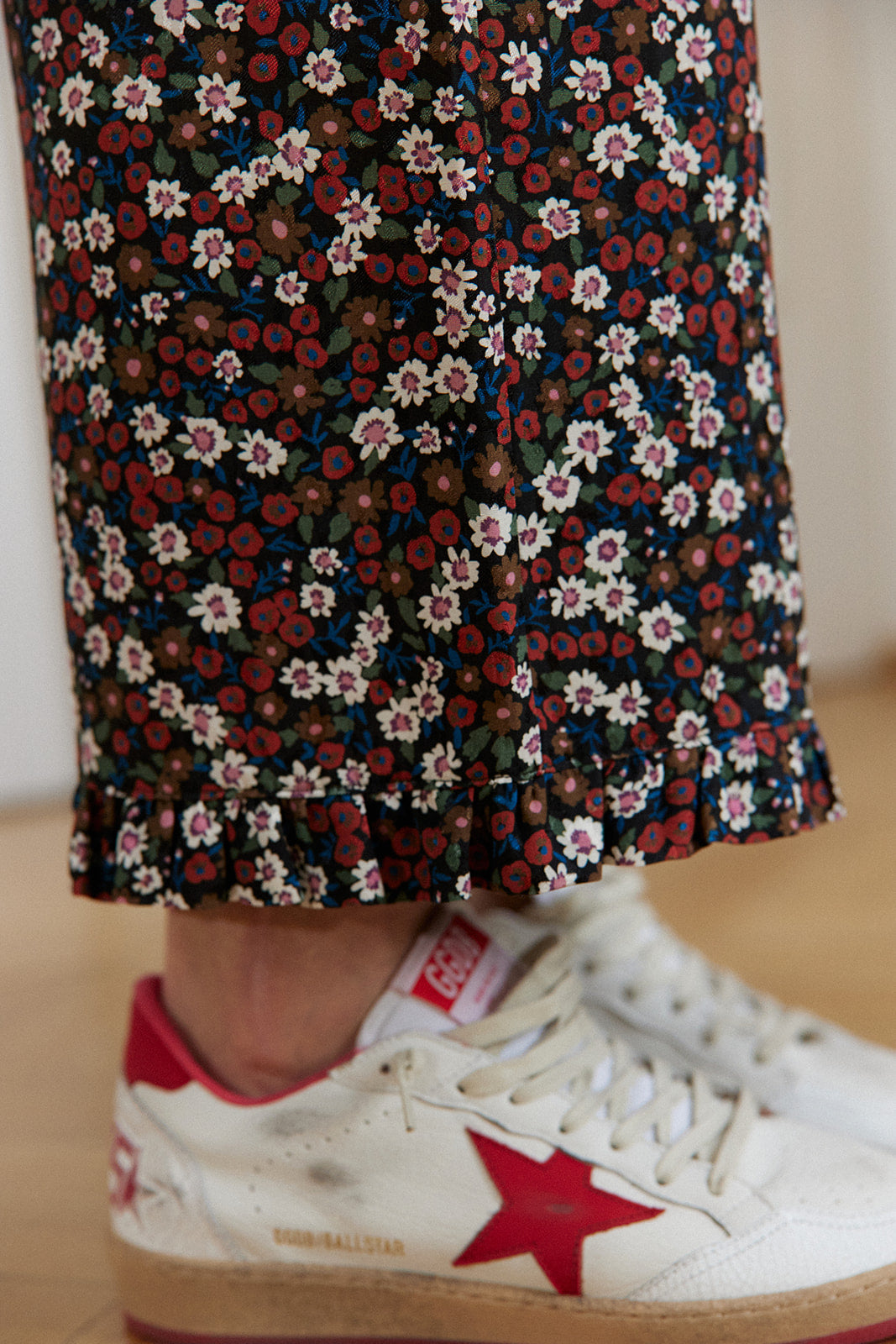 Spodnie Capri Wildflower Black - 11