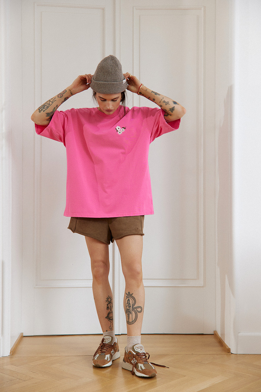 T-shirt Bronx Pink & Flowers