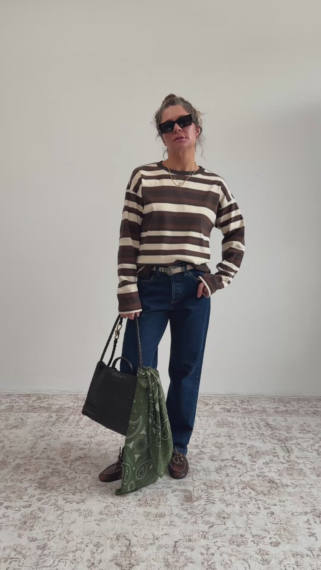 Longsleeve Silba Brown Stripes - 12