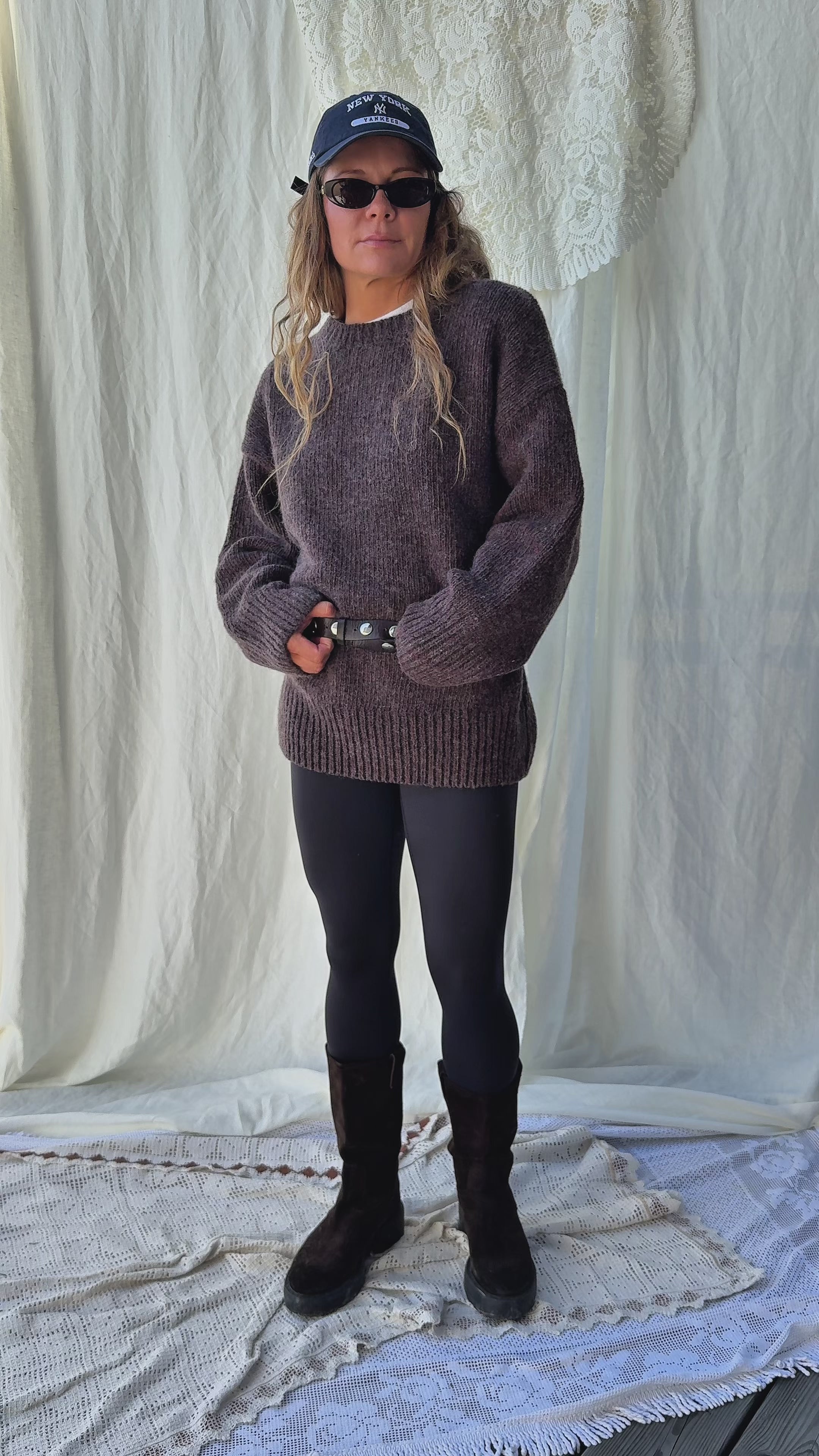 Sweter Cloud Long Chocolate - 3