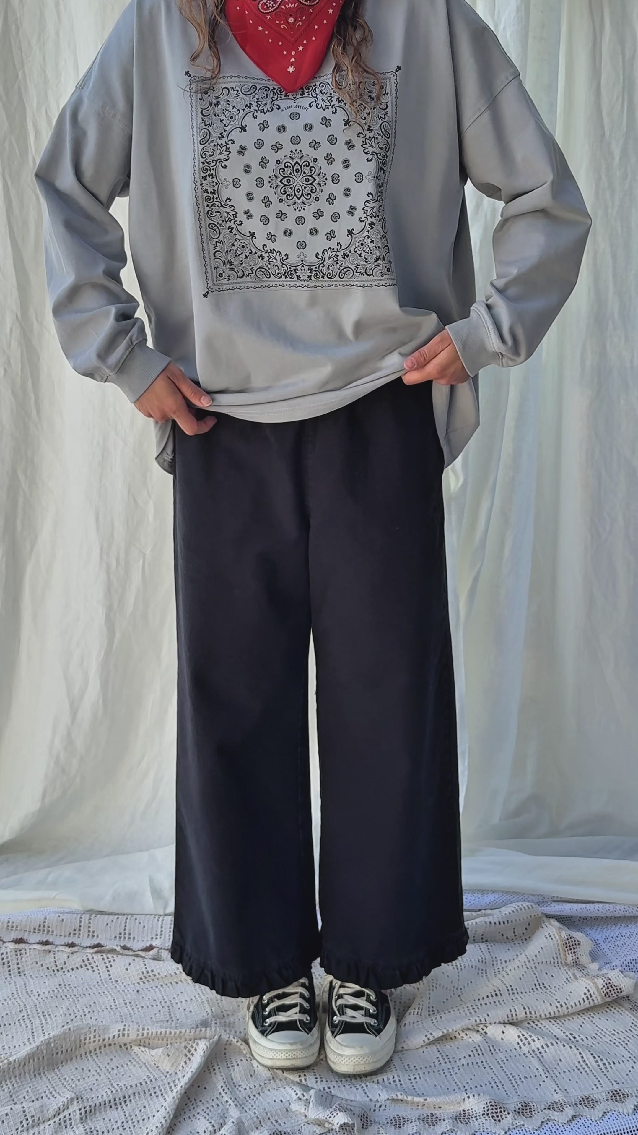 Spodnie Capri Long Black - 3