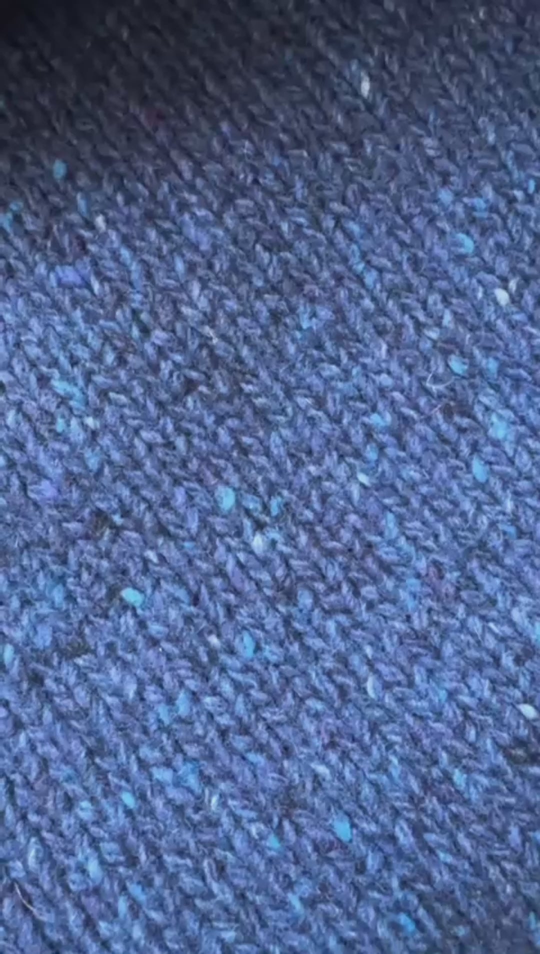 Cloud Long Deep Blue Sweater - 3