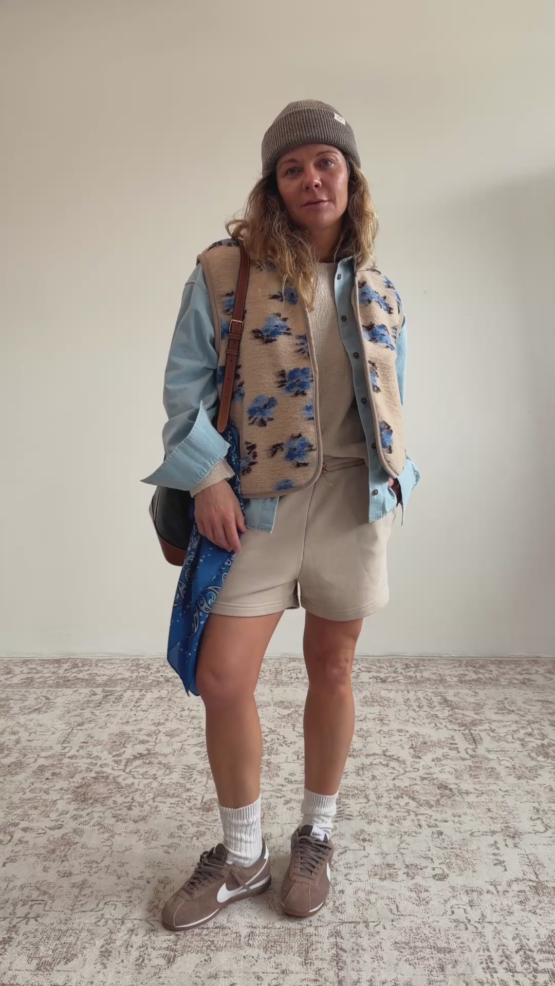 Kamizelka Terra Blue Flowers - 11