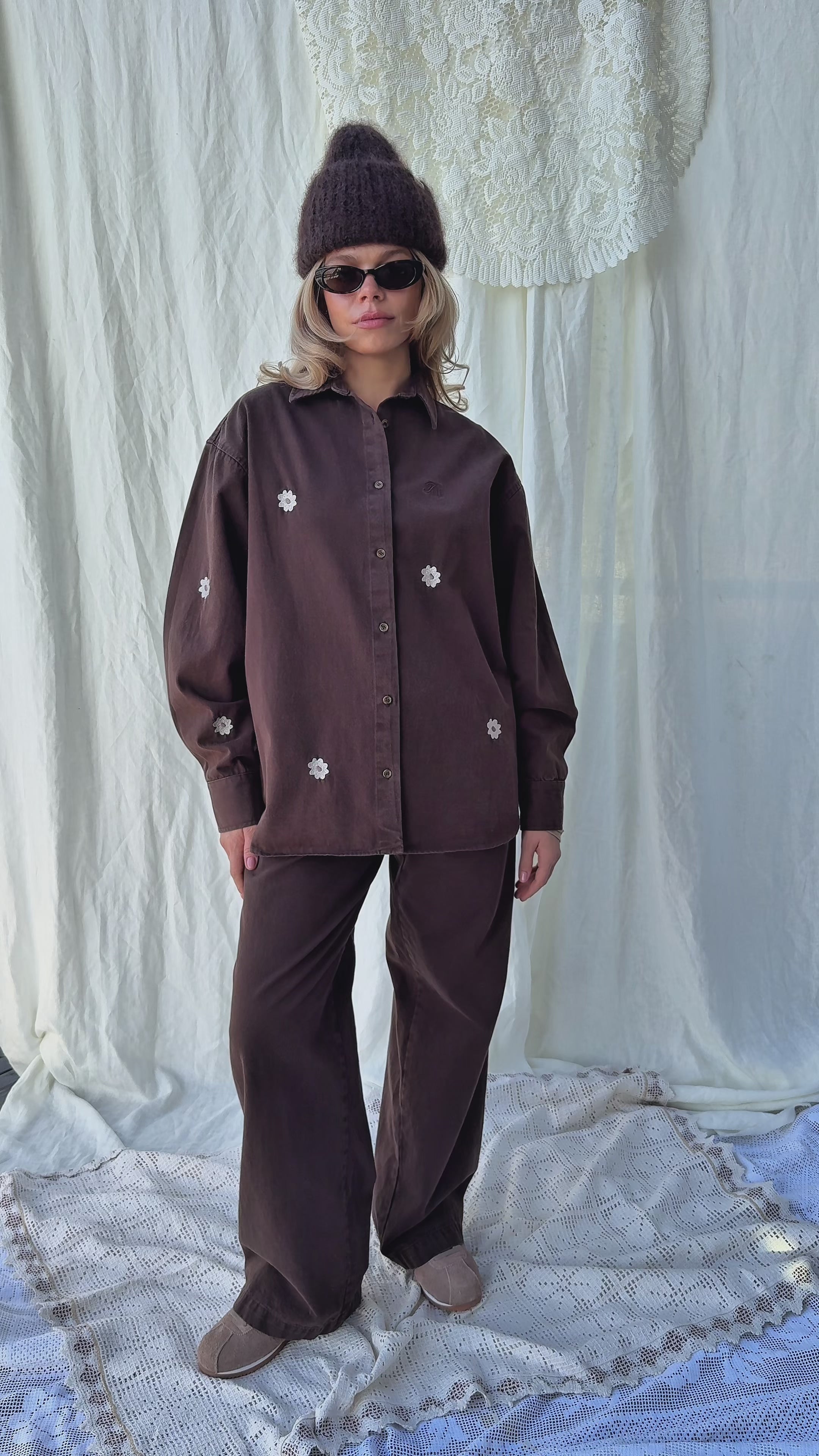 Koszula Chartes Brown LOVE - 13