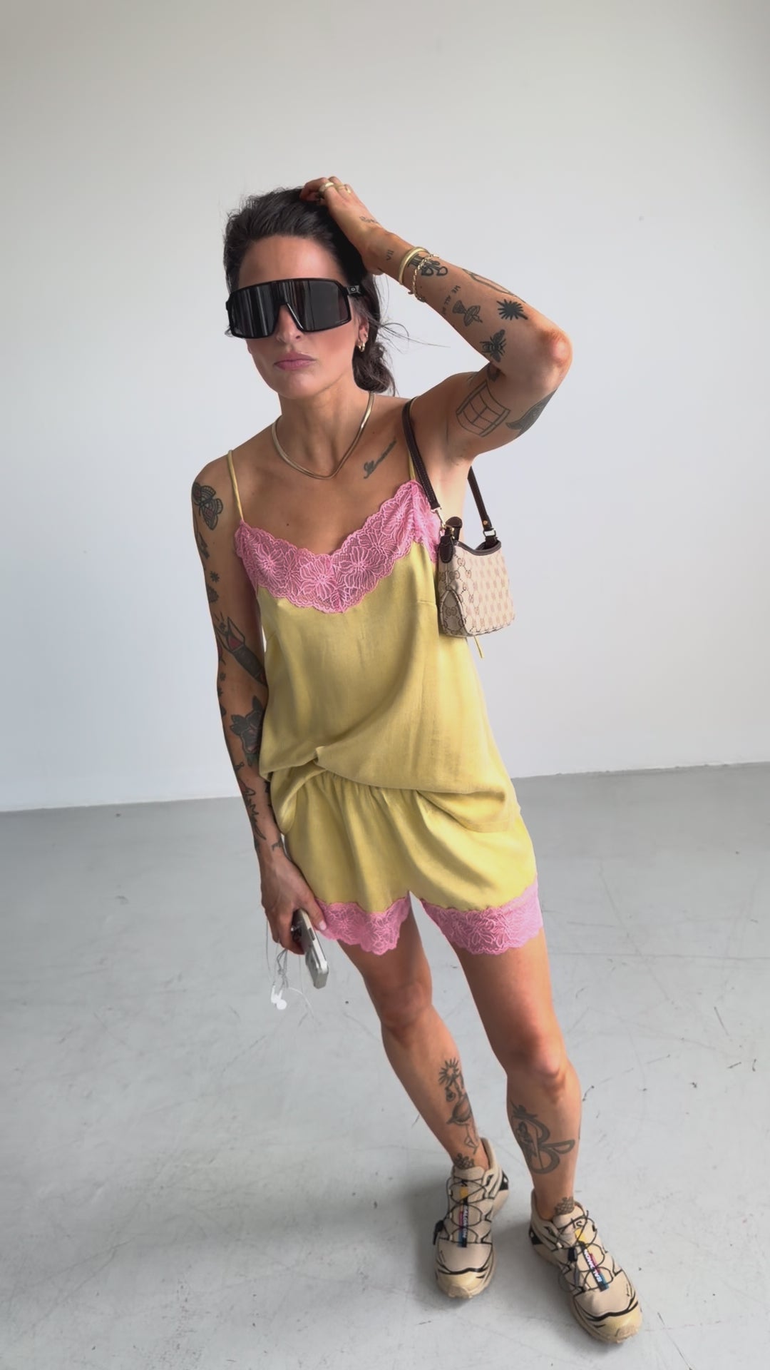 Top Ulla Yellow/Pink - 3