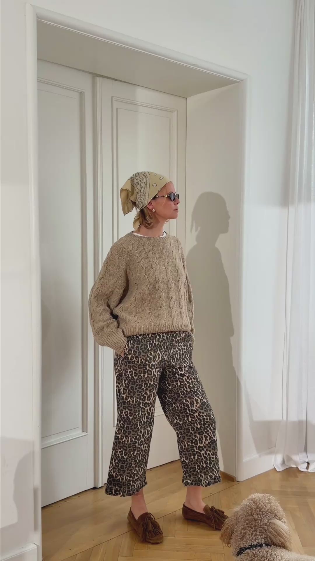Spodnie Capri Street Leopard - 5
