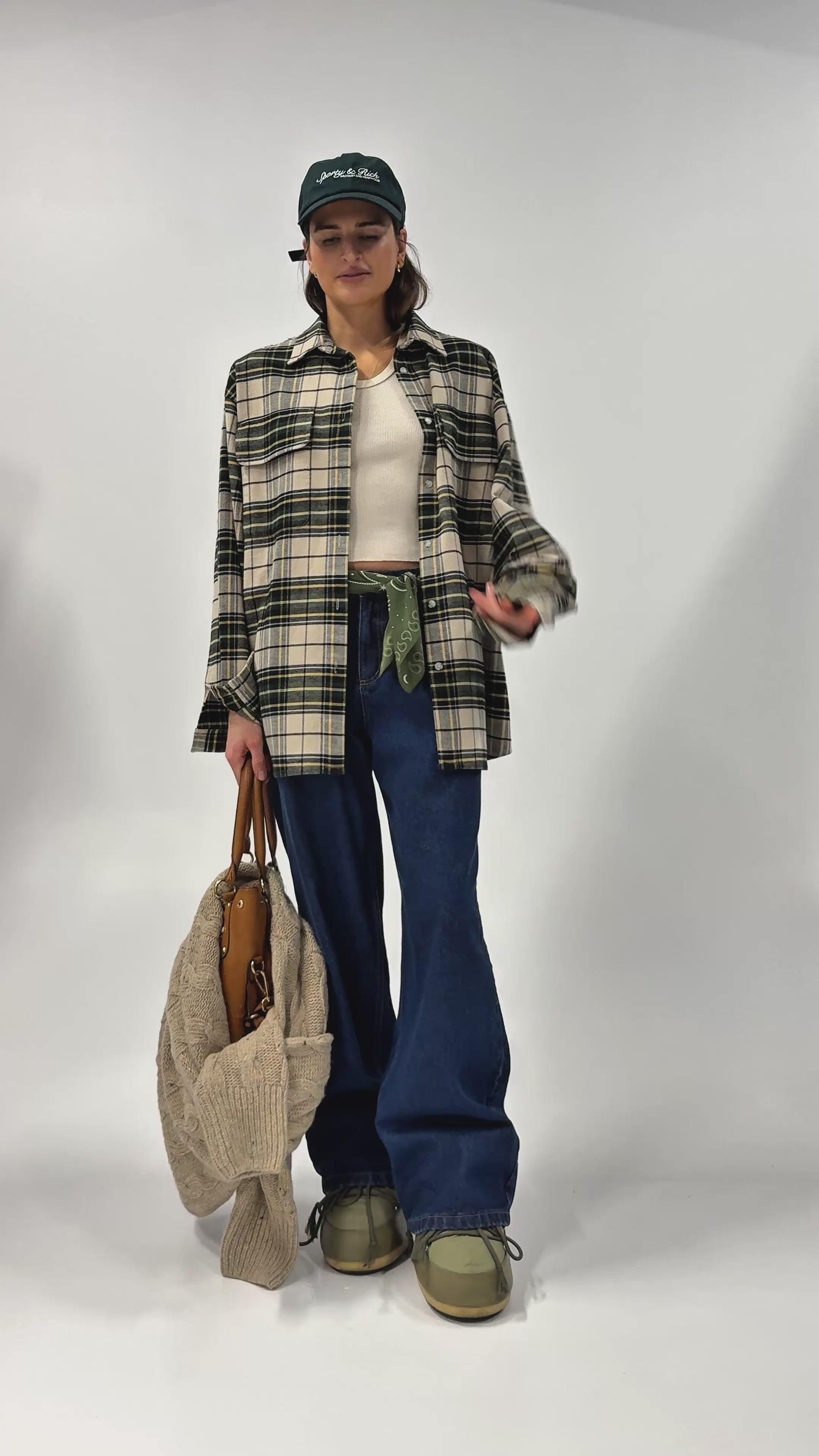 Koszula Misha Beige Plaid - 3