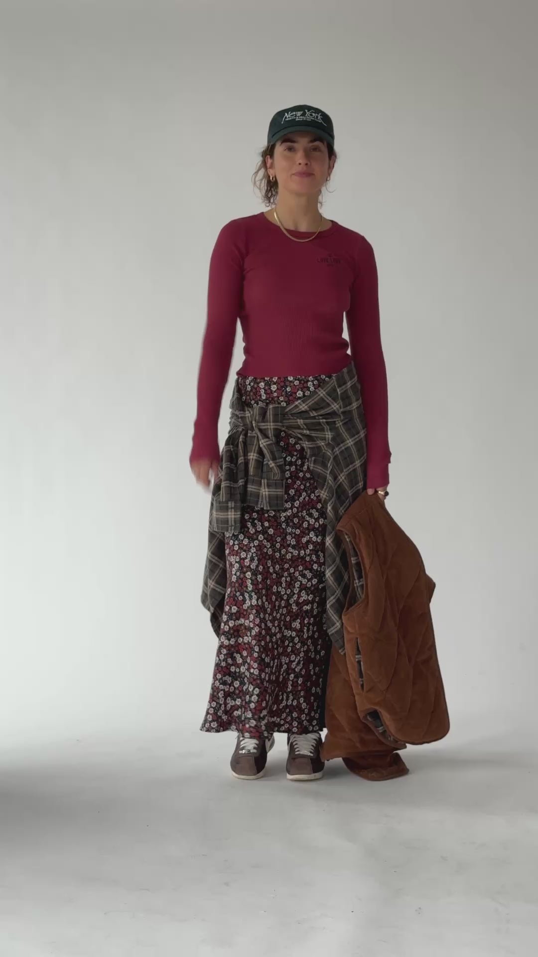 Longsleeve Ana Burgundy FLO - 4