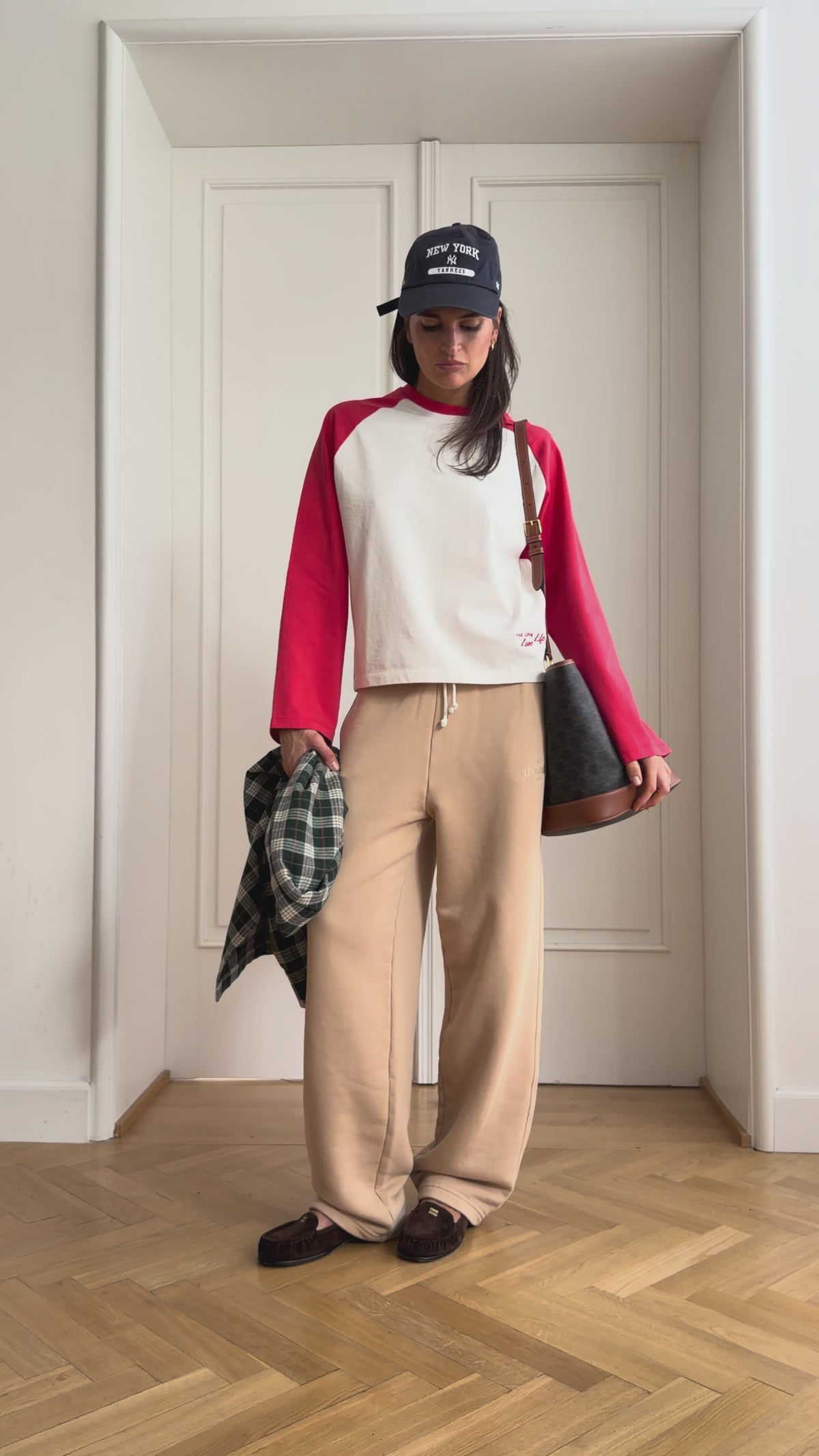 Langarmshirt Cora Rot & Ecru - 3