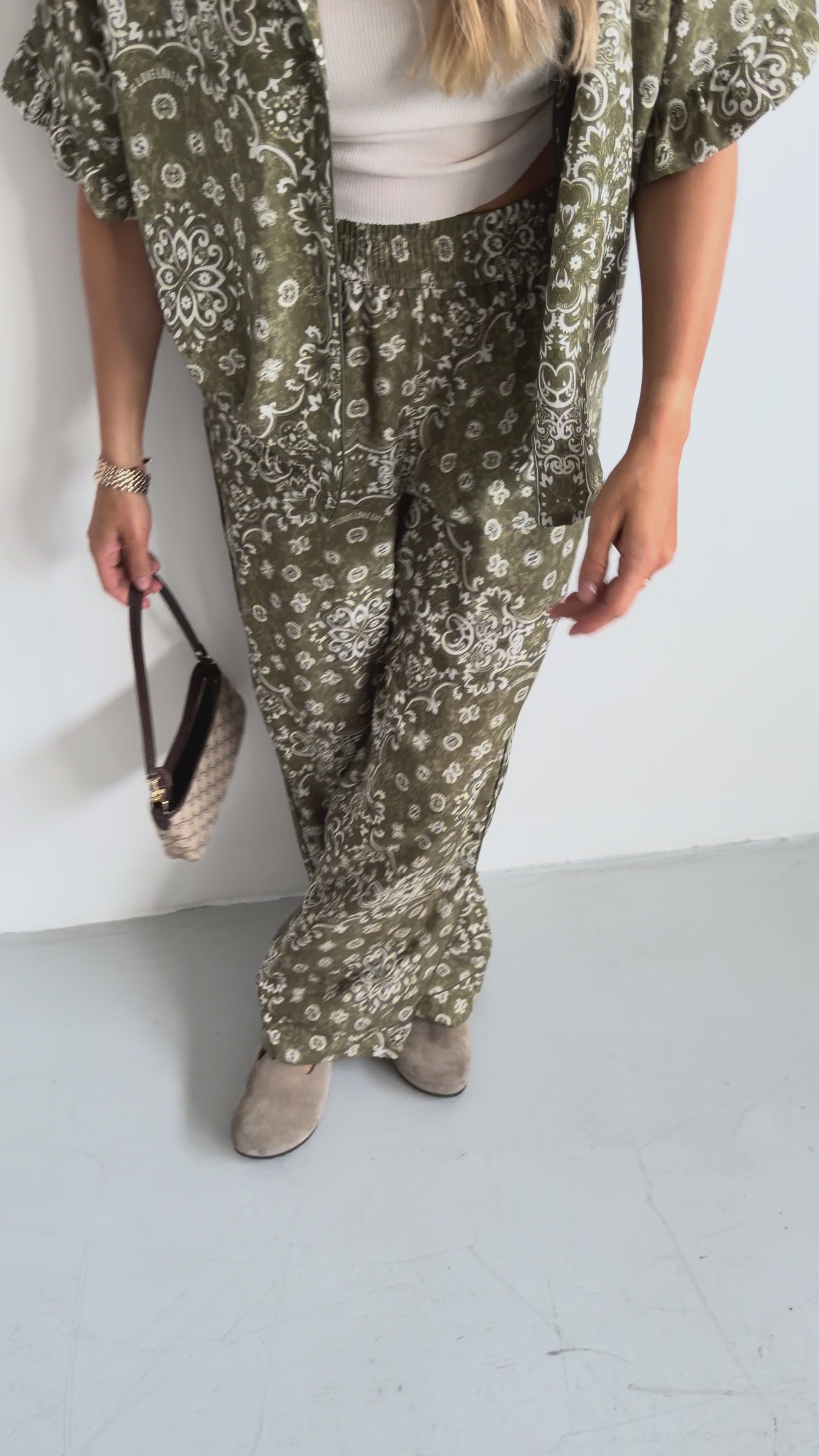 Hose Fall Dream Paisley Olive - 3