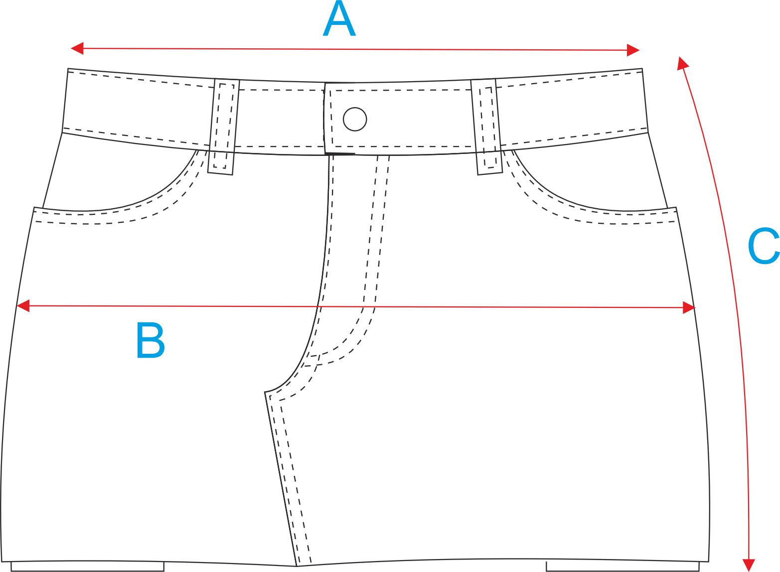 Spódnica Shibuya Blue Jeans - 7