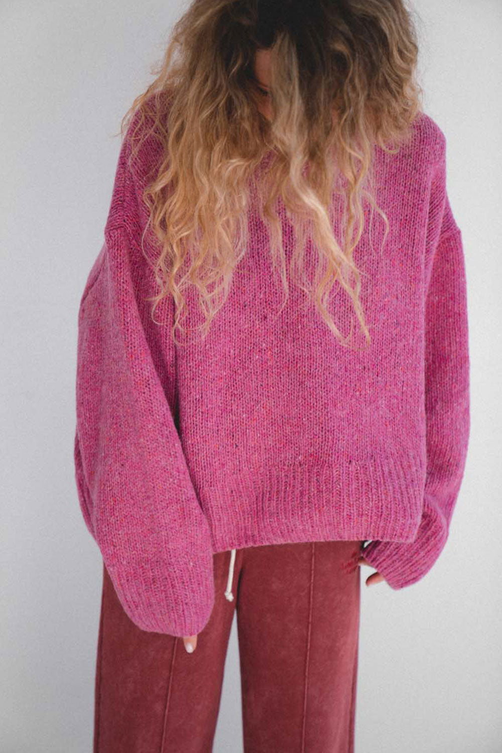 Sweter Cloud Deep Pink
