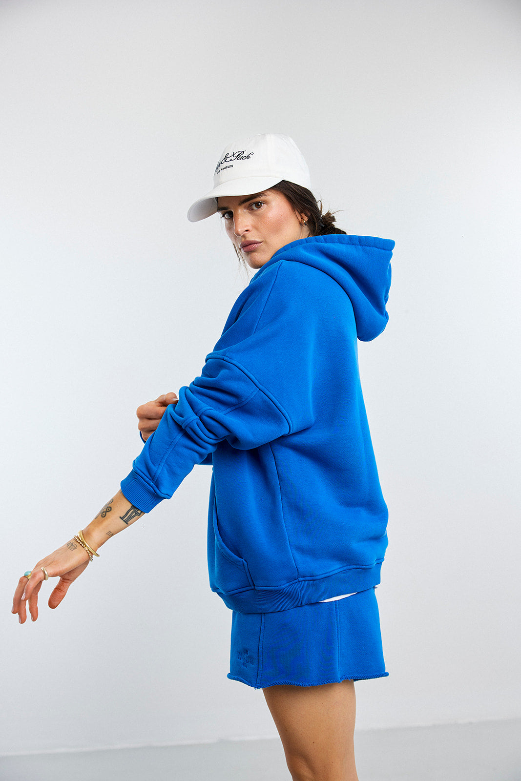 Kapuzenpulli LONG RPA Cobalt - 7