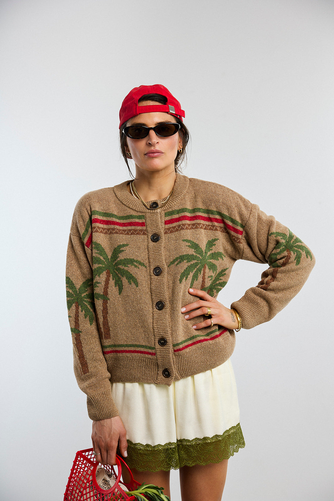 Strickjacke Palm Summer
