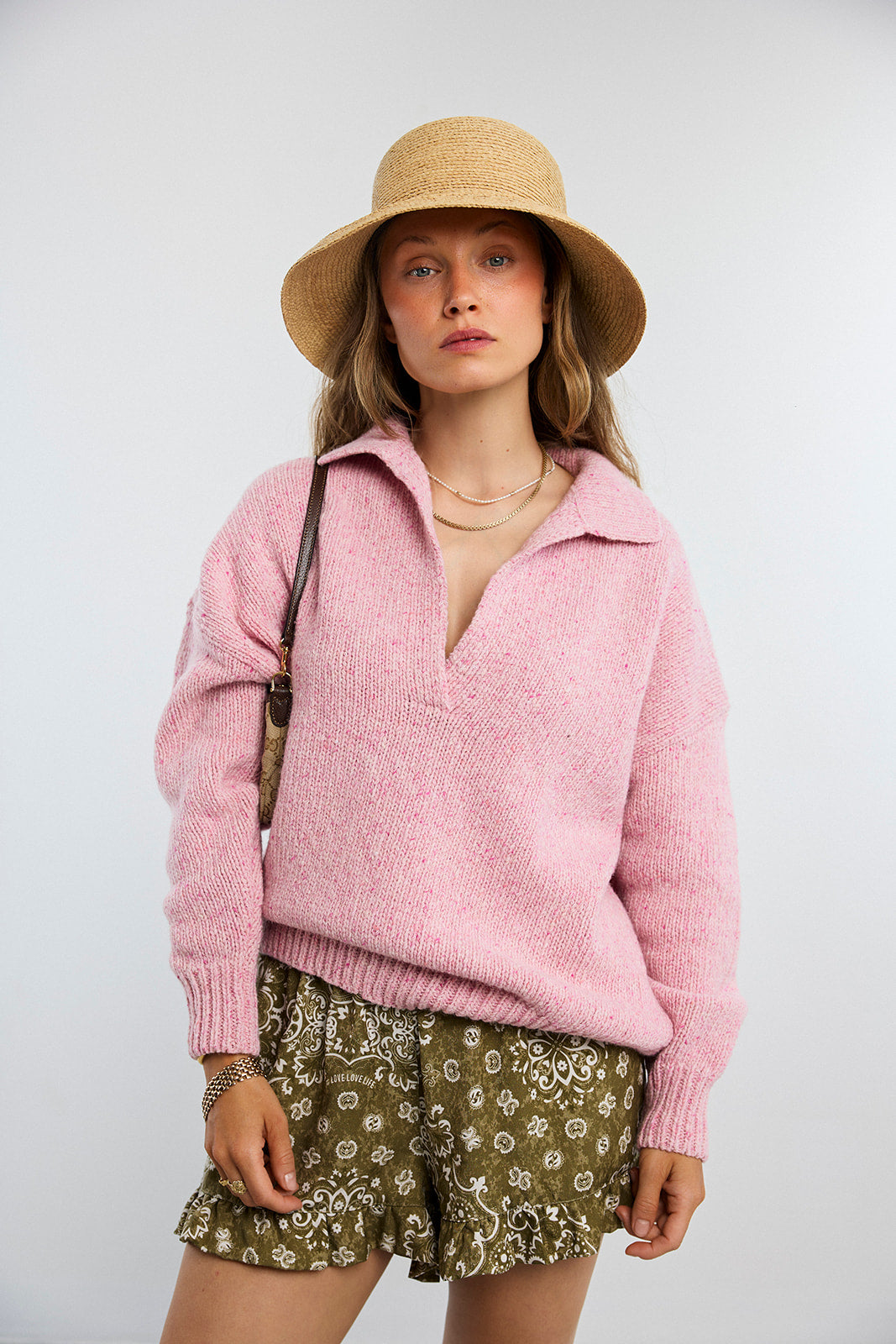 Open Pink Pullover - 11